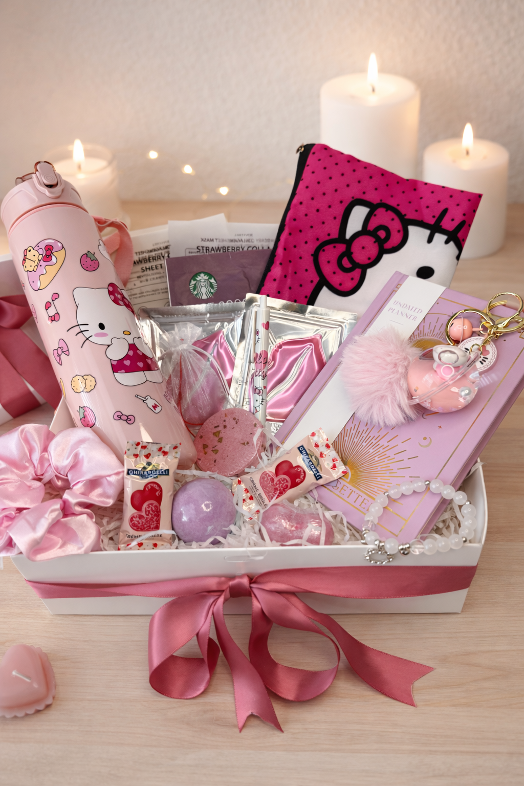 Kawaii Pink Self Care Gift Box