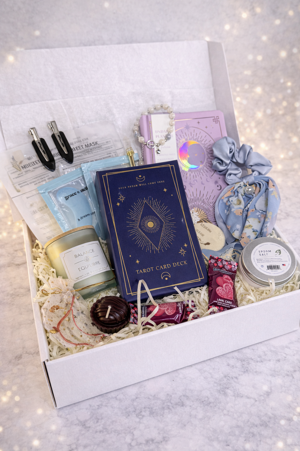 Mystical Tarot Gift Box for Creative Soul | Spiritual Self Care Gift