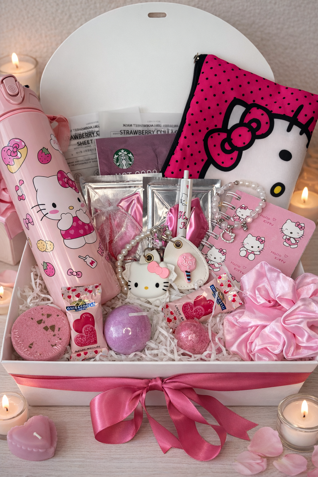 Kawaii Pink Self Care Gift Box