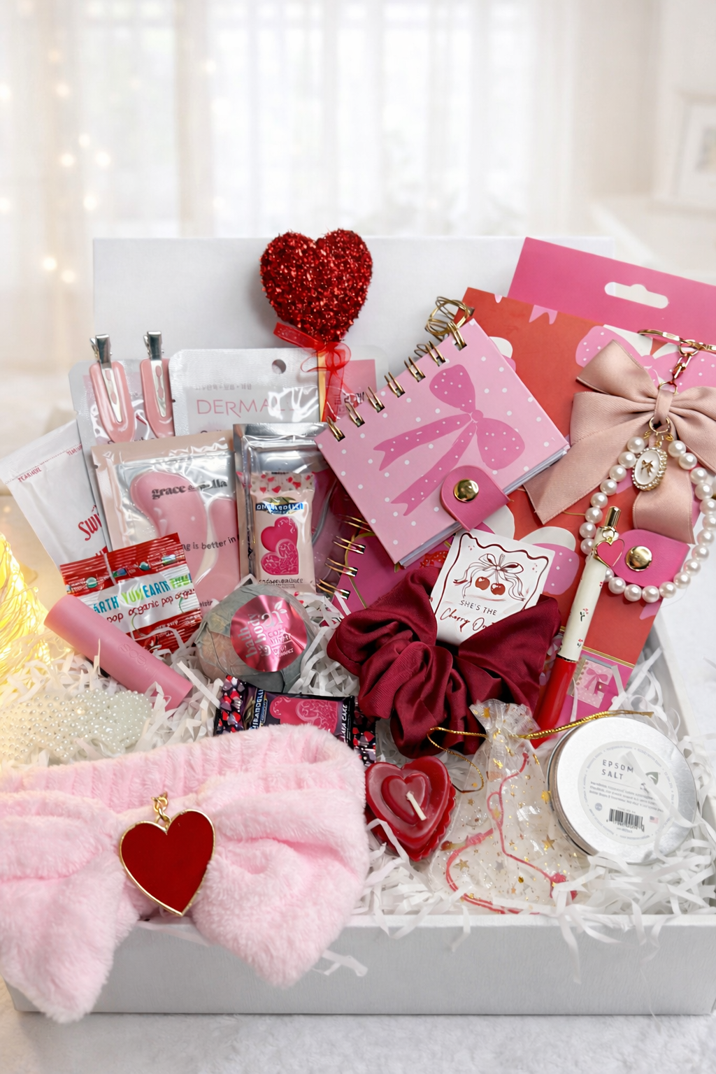 Pink Self Care Gift Box – Cozy Valentine’s Gift for Her