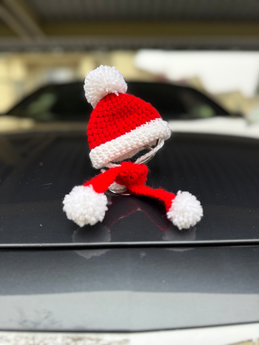 Mercedes Emblem Hat & Scarf Set - Winter Car Accessory