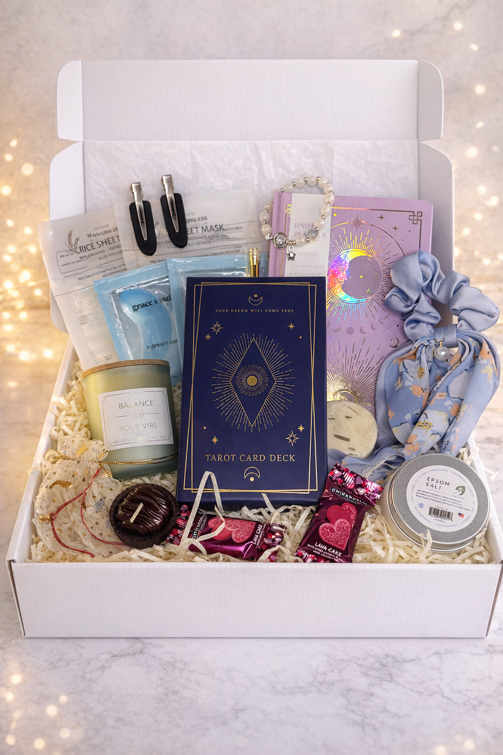 Mystical Tarot Gift Box for Creative Soul | Spiritual Self Care Gift