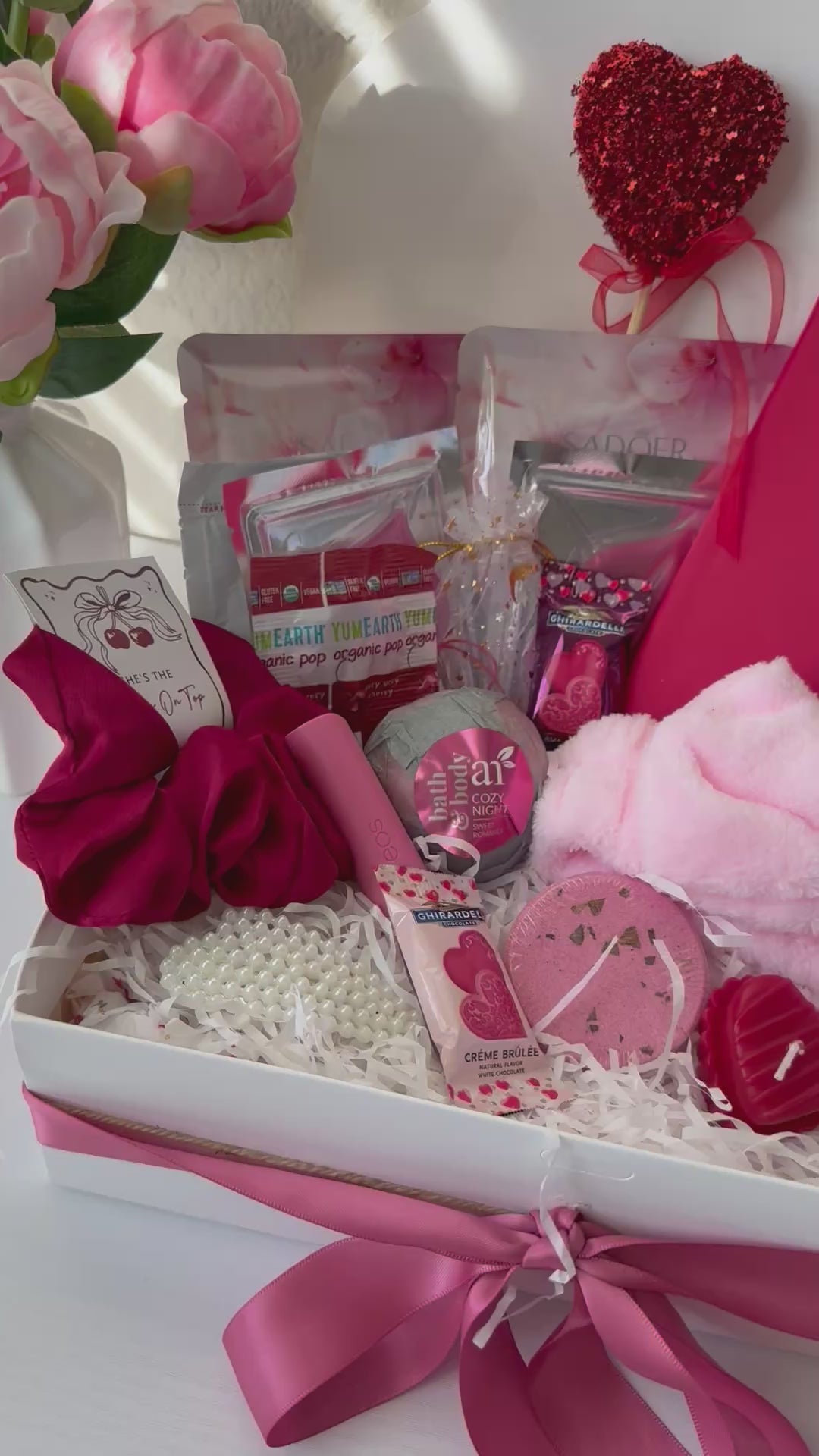 Pink Self Care Gift Box – Cozy Valentine’s Gift for Her